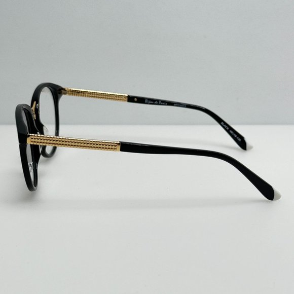 Bijou De Paris Eyeglasses Eye Glasses Frames BPO3003 Black 49-19-135 - Picture 4 of 6